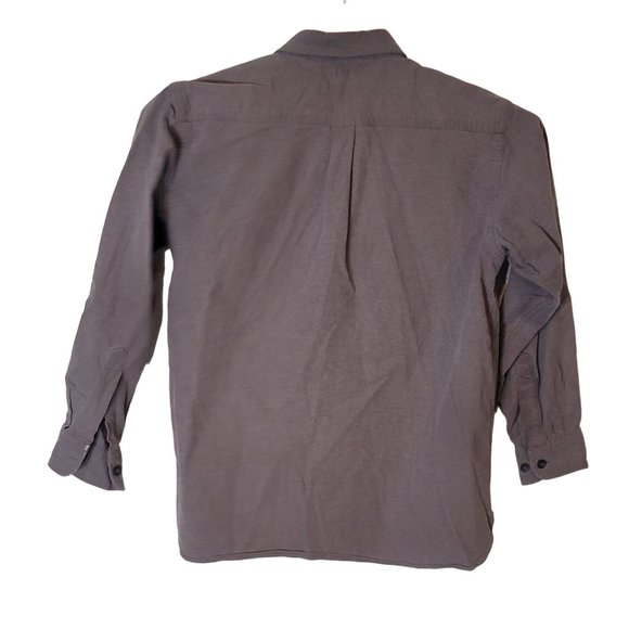 L.L. Bean Chamois‎ Shirt Long Sleeve Gray Men's Size Large-Regular - Picture 3 of 5